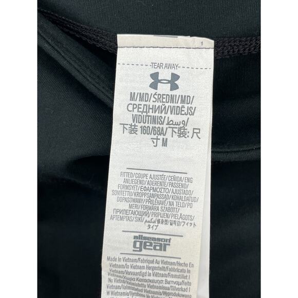 UNDER ARMOUR Pants Womens M AU Studio Compression Cropped Fitted Green NEW - Picture 5 of 13